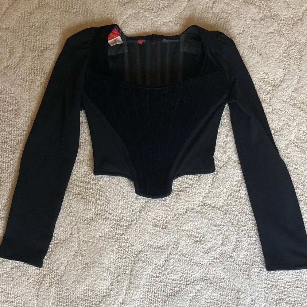 Vivienne Westwood Black Corset Top.